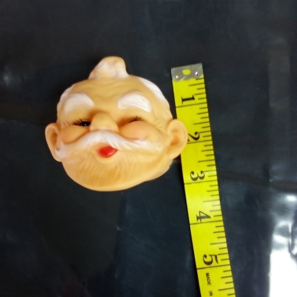 Vintage Santa Claus Face for Doll Making Saint Nick Christmas Crafts - Picture 4 of 5